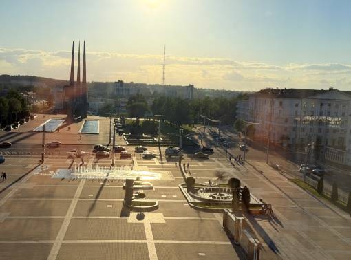 Центр города с видом на Площадь Победы  - kvartirka.by