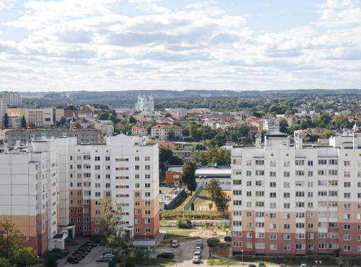 Студия на высоком этаже с видом на центр Гродно - kvartirka.by