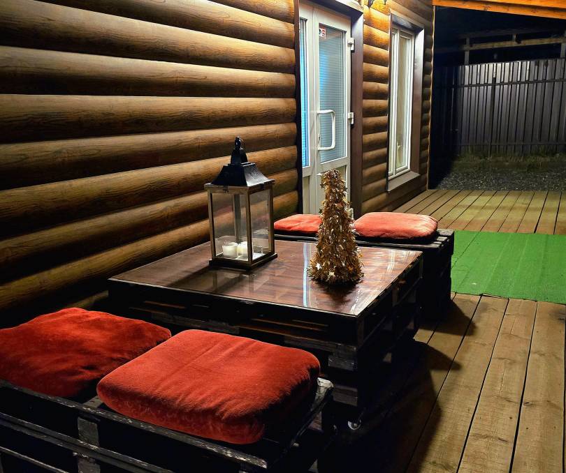 Шале с террасой и баней-бочкой  в 7км от Минска с панорамным видом на Минское море (Заславское водохранилище) - kvartirka.by